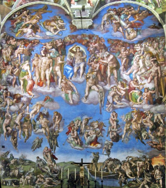 Last Judgment_Sistine Chapel_Michelangelo_c 1541