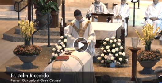 Fr Riccardo Funeral Mass for His Mom