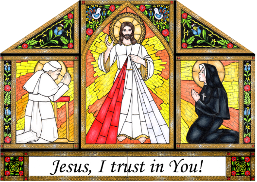 Divine Mercy JPII Faustina